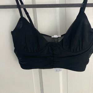 Garage Black Bralette